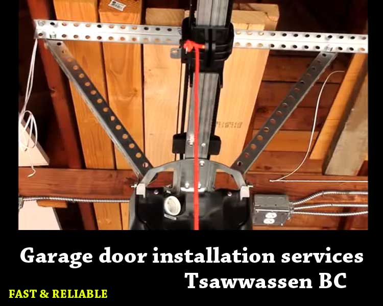 Garage door installation